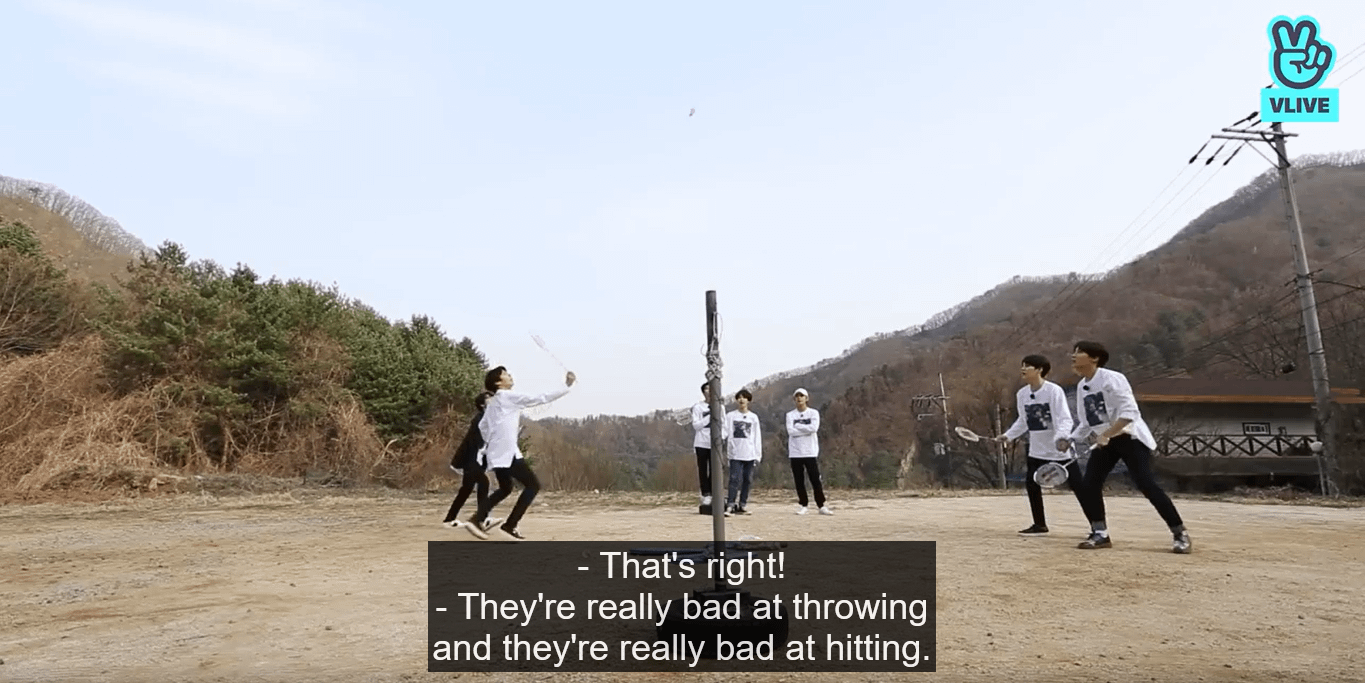 240222 [REWATCH] RUN BTS! Episode 54 - Bangtan Outing - Part 2: Badminton and Foot volleyball