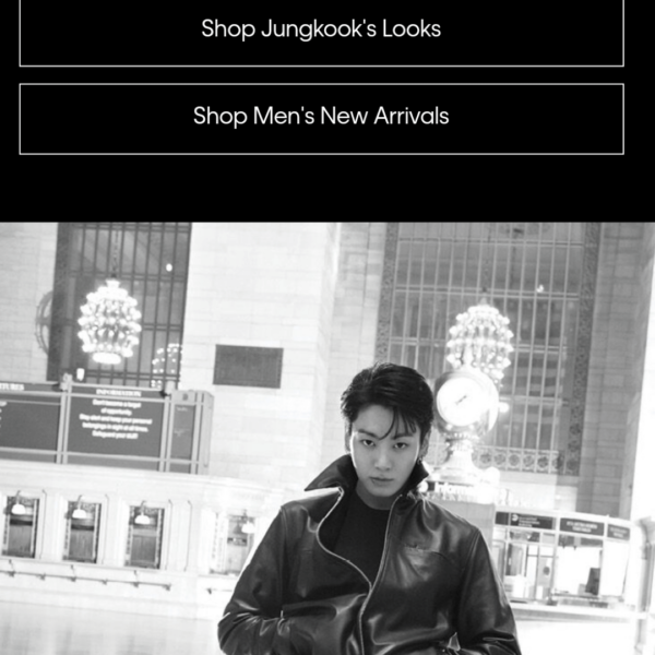 240216 Jung Kook on Calvin Klein website