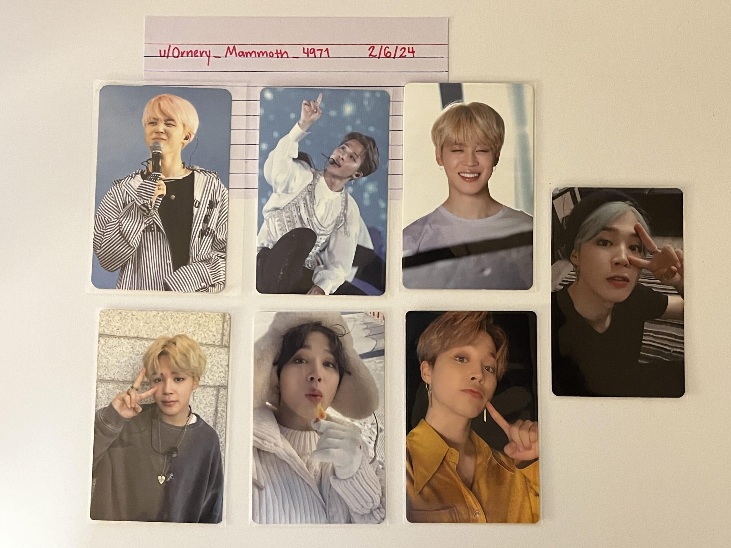 [WTS] [USA] Random Jimin DVD Photocards Only/No DVDS included