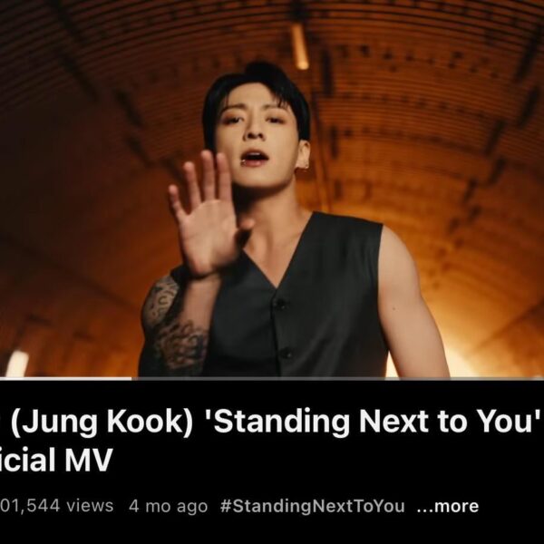 Jungkook’s “Standing Next To You” MV has surpassed 100 million views on YouTube - 080324