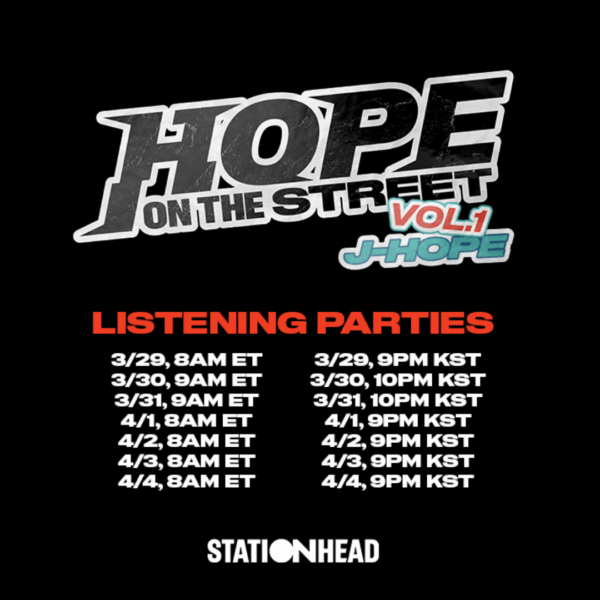 [BTS_official] Update to official Stationhead streaming party schedule - 290324