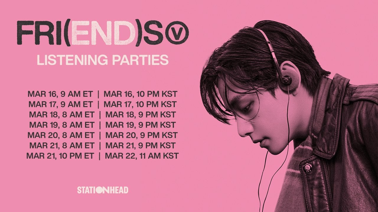 240315 BTS Official: Join the V ‘FRI(END)S’ Listening Party on STATIONHEAD!