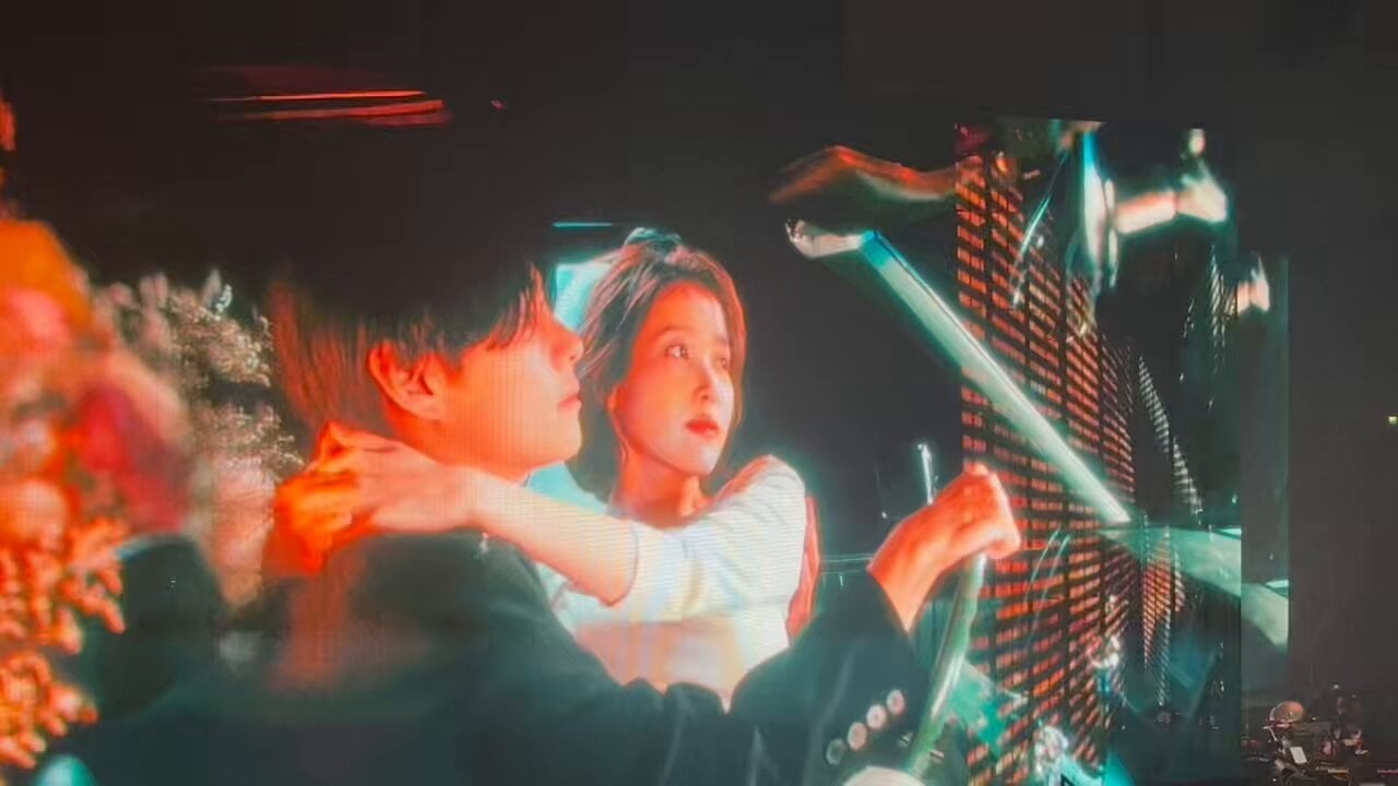 Another version of IU’s “Love wins all” MV starring Taehyung was shown at her concert - 020324
