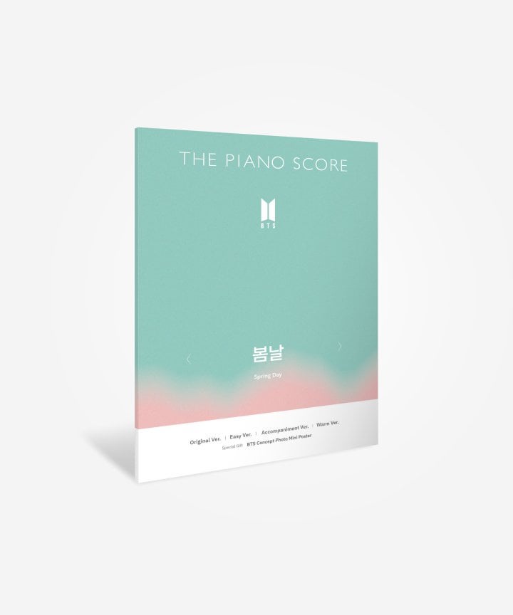 240327 Preorder for Spring Day Piano Sheet Music and next releases announced (2!3! & Best of Me coming soon)