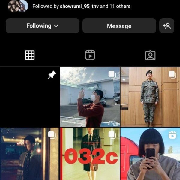 240412 RM has archived/deleted most of posts on Instagram and changed his profile picture