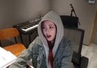 240404 Huh Yunjin (Le Sserafim) sang "I don't know" (the song she featured in for j-hope's Hope On The Street Vol. 1 album) on her livestream