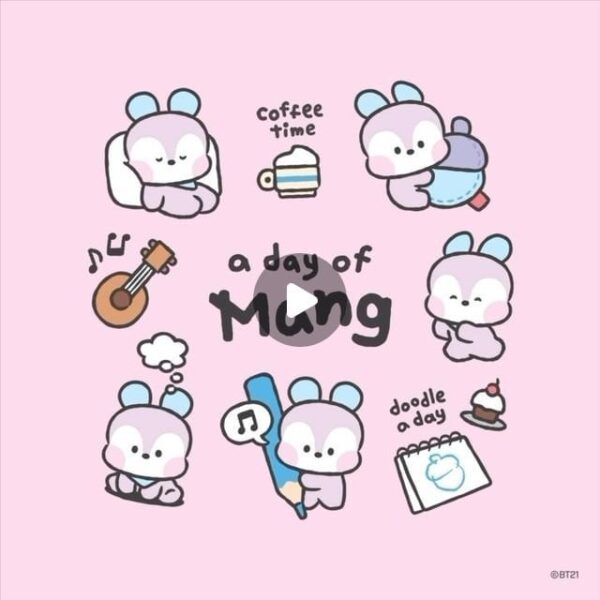 240423 BT21 on Instagram: A day of BT21 minini!