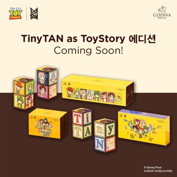 [TinyTAN] TinyTAN as Toy Story and GODIVA’s sweet meeting - 220424