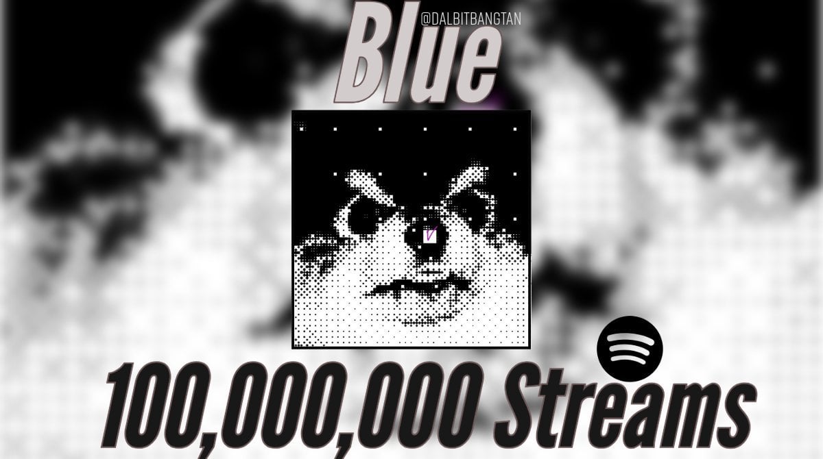 “Blue” by V surpassed 100 Million Streams on Spotify! - 210524