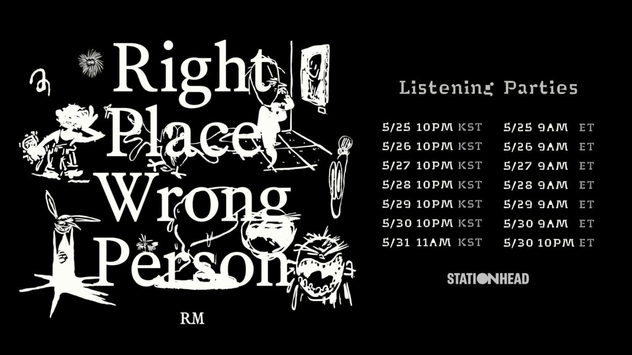 240524 BTS Official: Join the RM ‘Right Place, Wrong Person’ Listening Party on STATIONHEAD!