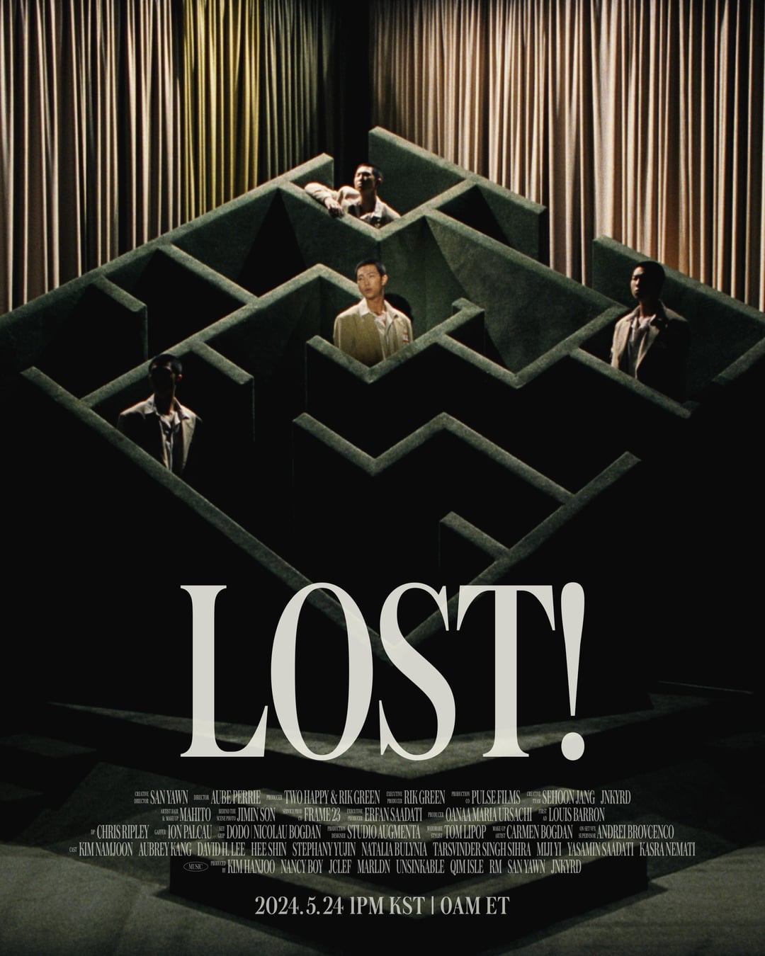 RM "LOST!" Title Track Posters - 210524