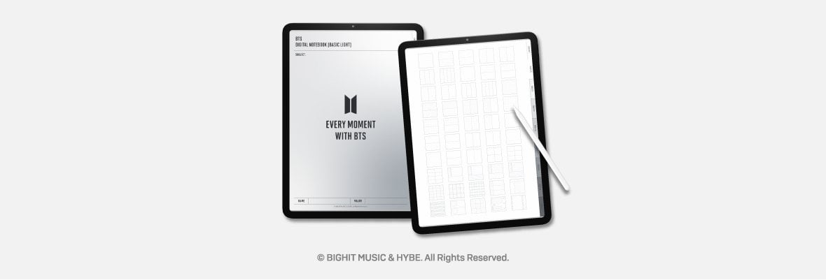 240526 Goodnotes: New! BTS Planners, Notebooks, and Stickers Now Available in the Goodnotes Marketplace 💜