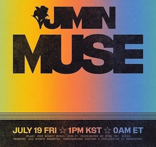 [NOTICE] Release Information for Jimin’s Second Solo Album, “MUSE” - 180624