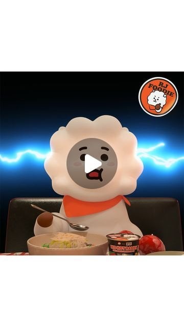 240603 BT21 on Instagram: "Whoa, this is delicious too!?"
Maybe RJ is not a foodie, but a food lover after all? 🥹