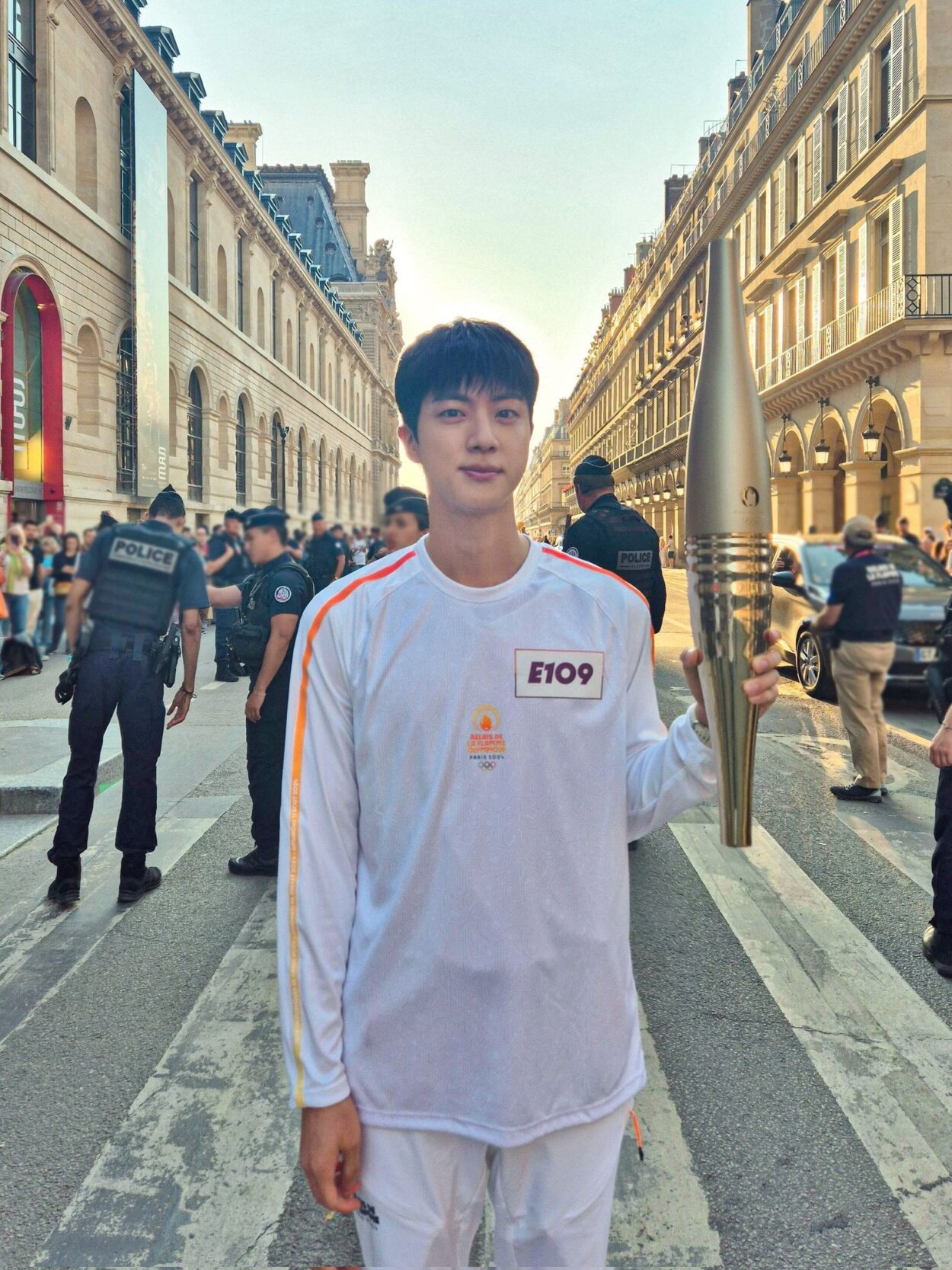 240714 Today’s Bangtan with Jin @ Paris 2024 Olympics Torch Relay