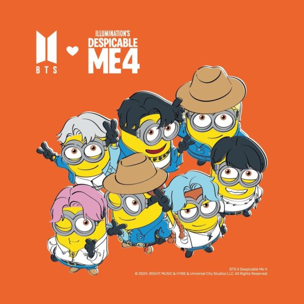 [HYBE MERCH] BTS X Despicable Me 4  Collaboration Merch - 290724