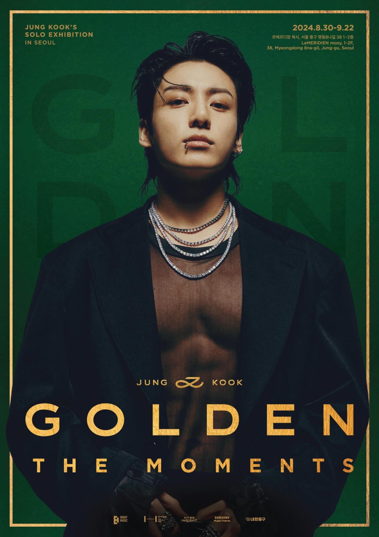 [NOTICE] <HYBE INSIGHT> Jung Kook Exhibition “GOLDEN: The Moments” Ticket Opening Information - 300724