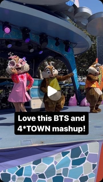 240808 BTS’ Dynamite was featured during the dance party for D23 Day at Disneyland