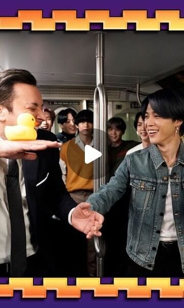 240807 The Tonight Show on Instagram: The members of BTS face off against each other in the Subway Olympics!