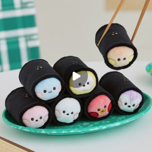 240806 Line Friends US on Instagram - Rolling into kimbap mode! 🍙