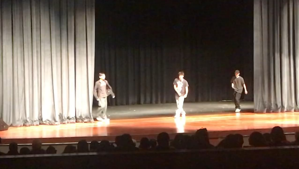 Seven dance cover at the talent show with my homies