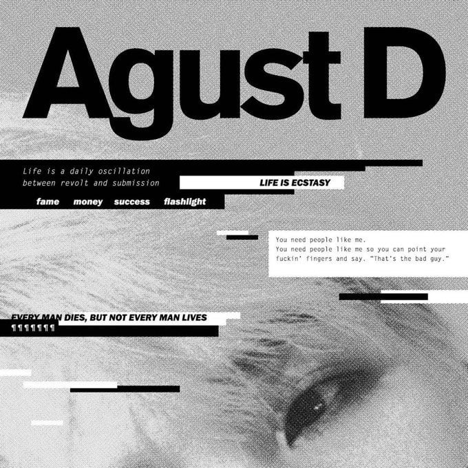 Agust D's "The Last" has reached #1 on US iTunes for the first time ever, eight years after release 240824