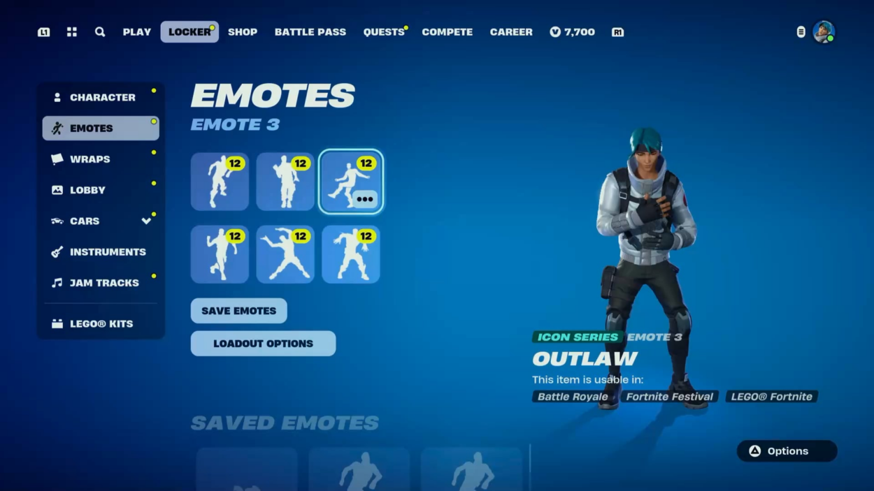 “Standing Next To You” emote in Fortnite