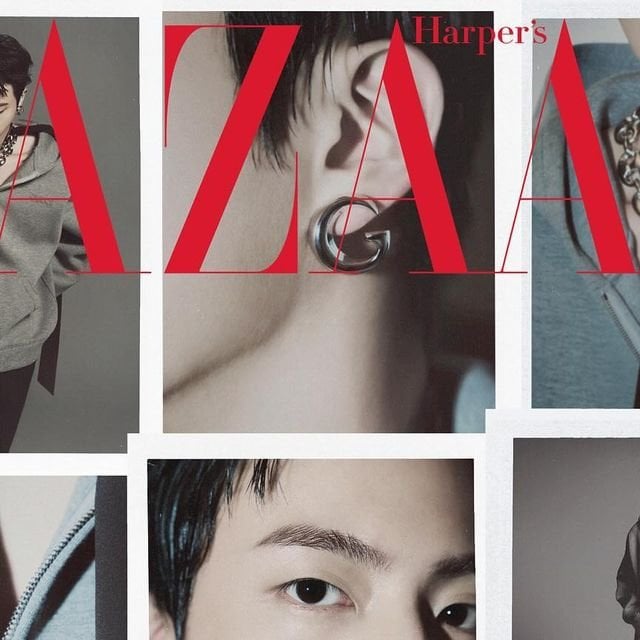 240813 Harper’s BAZAAR Korea: Jin for September 2024 issue covers + pictorial preview