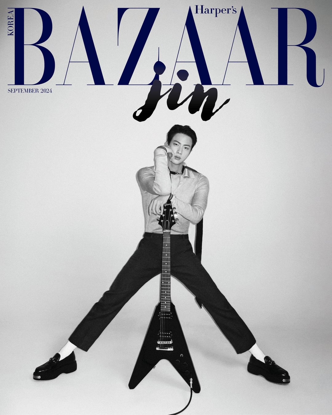 Jin for Harper’s BAZAAR Korea x Gucci (September 2024 Covers & Pictorial Preview) - 130824