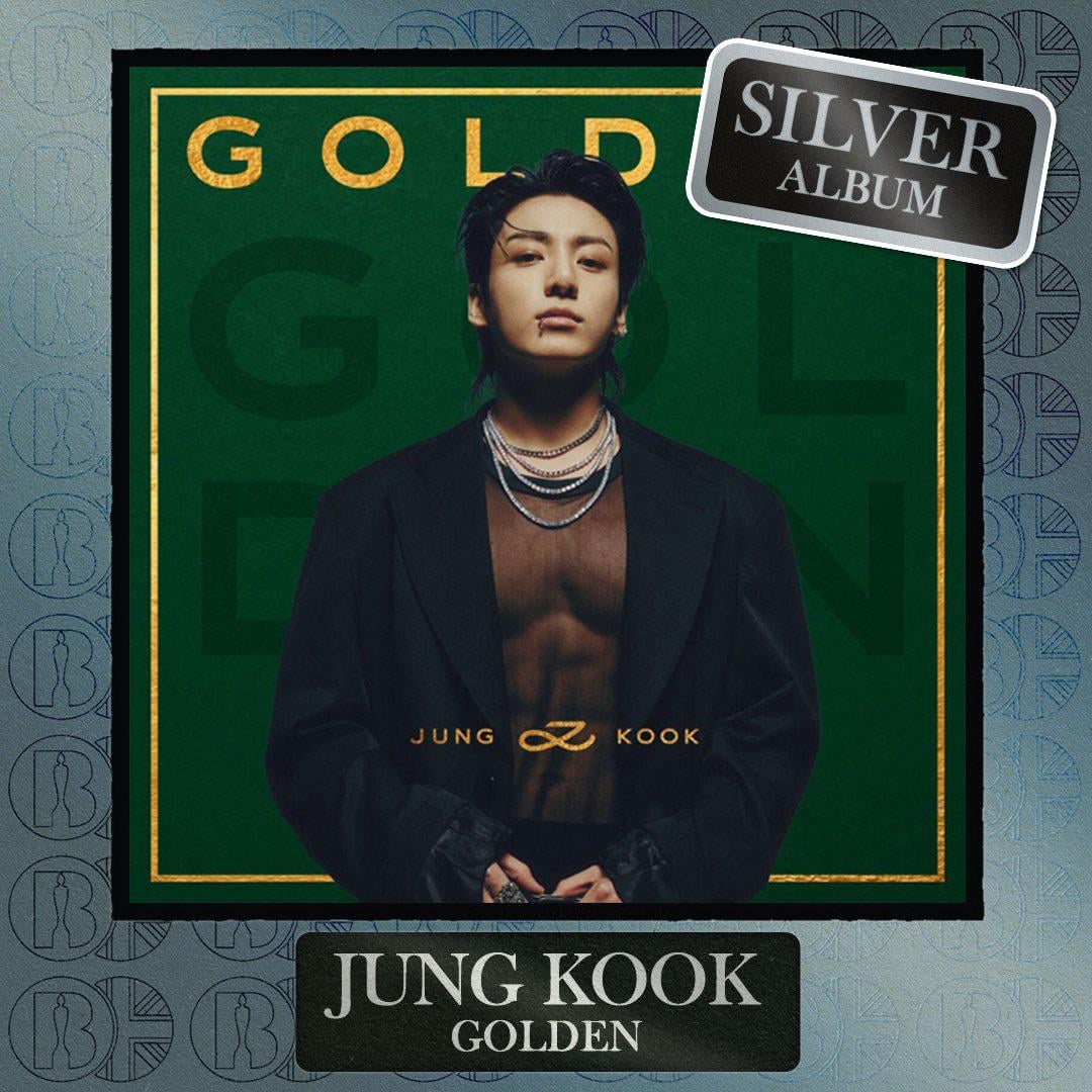 [BRIT Milestones] ‘Golden’, the album by Jung Kook, is now BRIT certified Silver - 300824