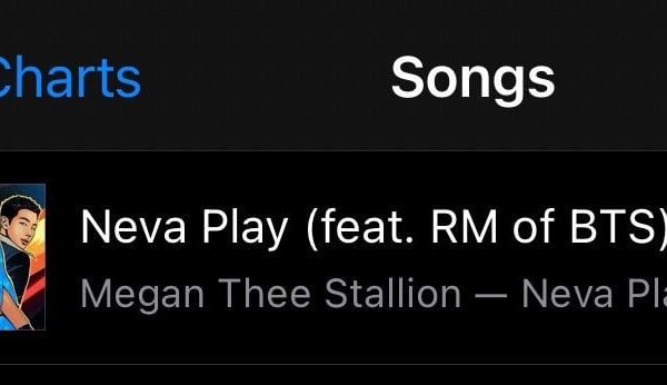 240906 iTunes Milestones: Megan Thee Stallion “Neva Play (feat. RM)” has reached #1 on US iTunes!