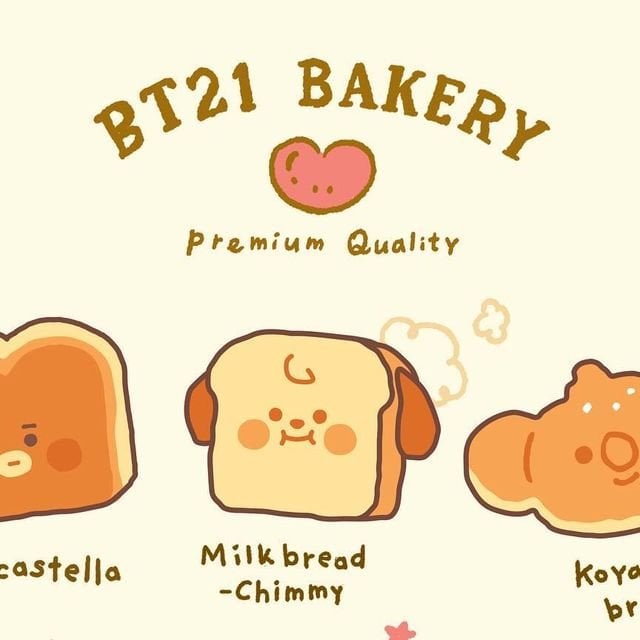 240919 BT21 on Instagram: Warm and squishy.. your bread is fresh out of the oven~🍞🧑‍🍳