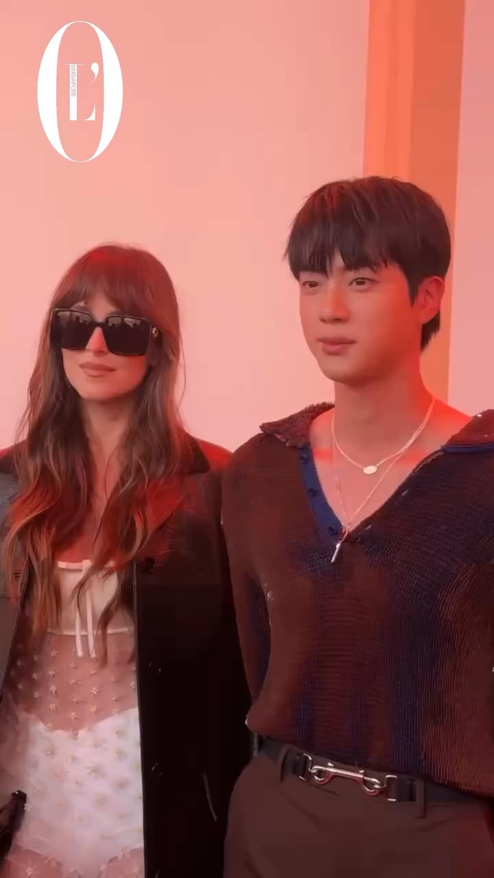 L'OFFICIEL Singapore IG Post with Jin & Dakota Johnson - 200924