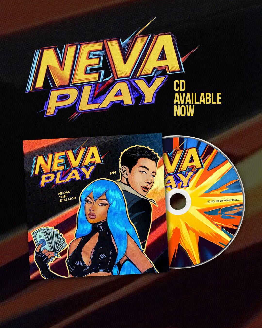 Megan Thee Stallion - ‘Neva Play (feat. RM)’ CDs are available for preorder - 040924