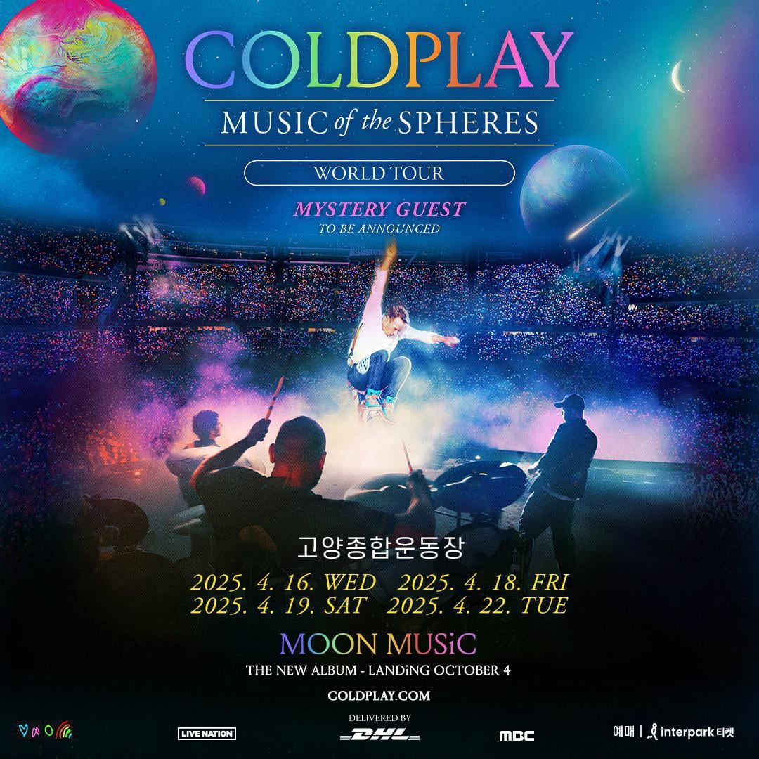 Coldplay teases a mystery guest to be announced for their ‘Music of the Spheres’ shows in Seoul in April 2025