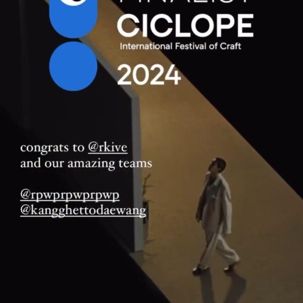 Director Aube Perrie IG Story (RM’s “LOST!” MV is a finalist for the Ciclope International Festival of Craft 2024) - 280924