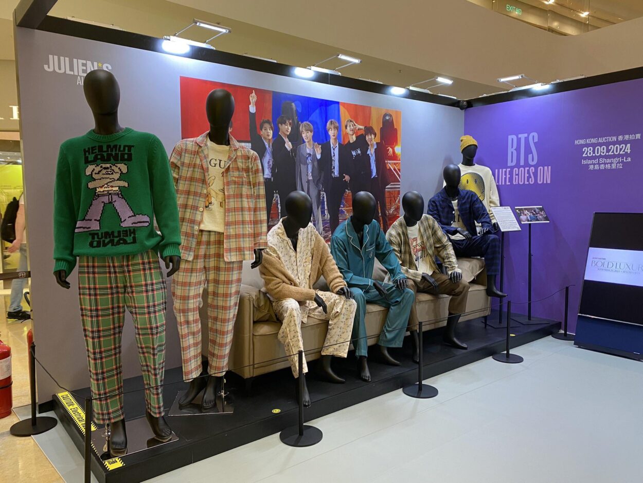 BTS life goes on music video outfits are up for auction!