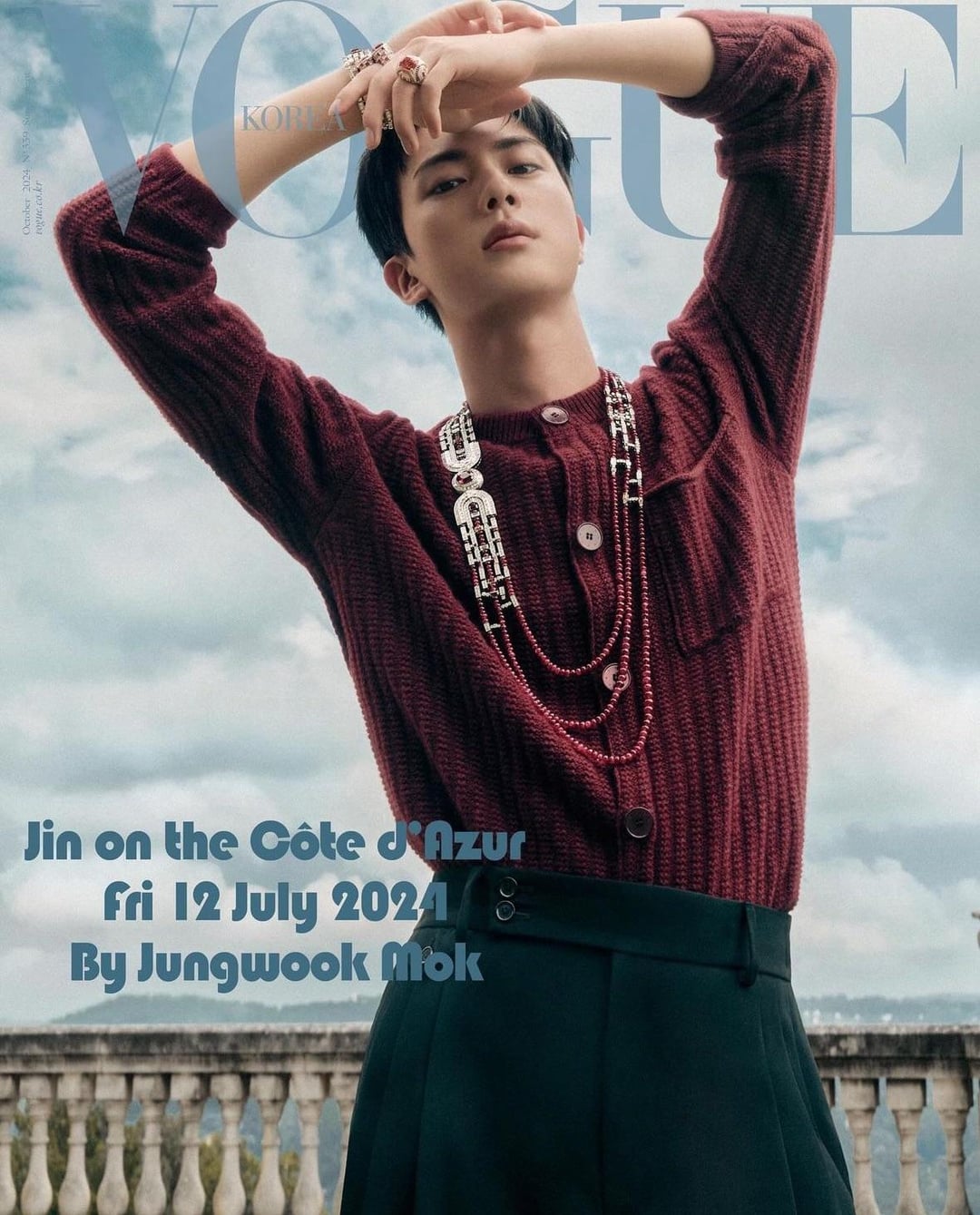 Jin for Vogue Korea x FRED Jewelry (October 2024 Issue Special Covers) - 110924