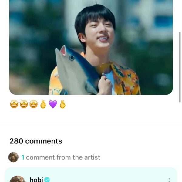 Hobi Weverse comments 111024