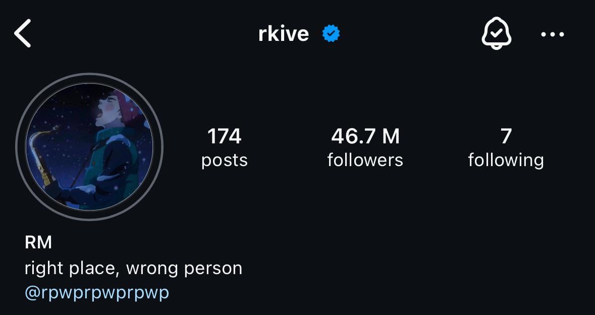 Namjoon has changed his profile pic for Instagram - 031024