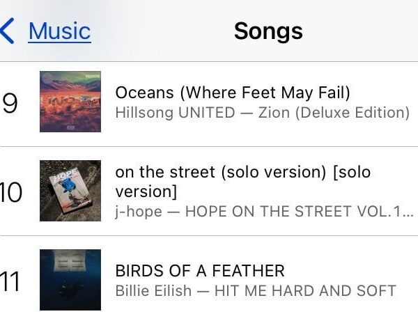 241017 iTunes Milestones: j-hope’s “on the street (Solo ver.)” has entered the Top 10 of iTunes US