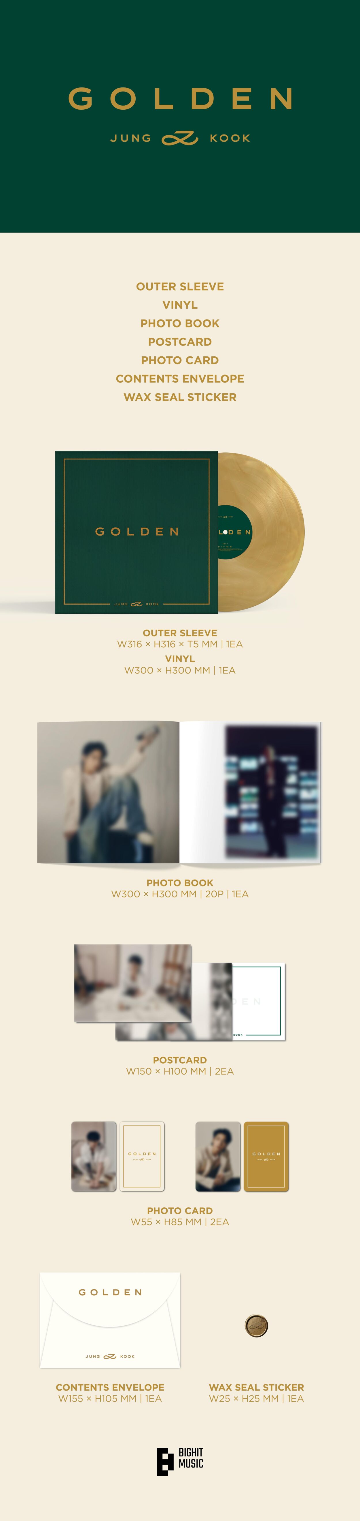 [NOTICE] Jung Kook GOLDEN Vinyl Record Pre-Order - 021024