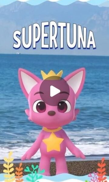 241014 Pinkfong on Instagram: SUPERTUNA is back and you know Pinkfong can't miss out on it!🐟💙✨