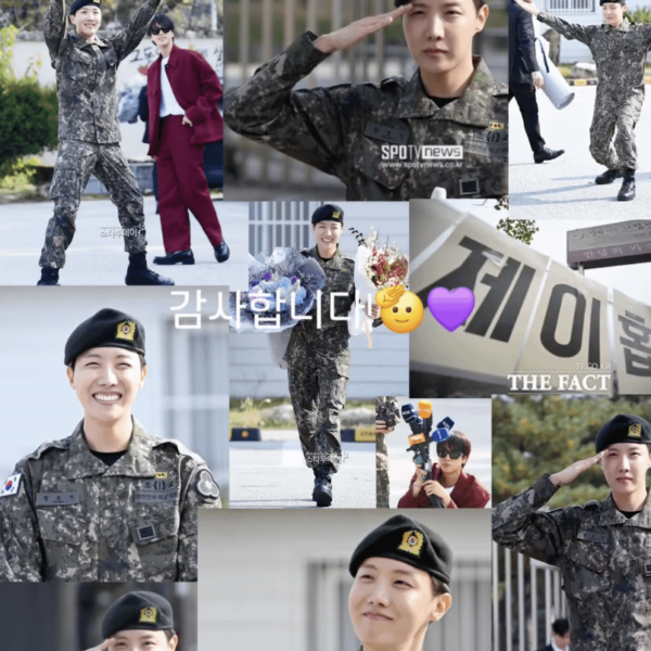 241017 j-hope's Return from Enlistment Press and SNS Megathread